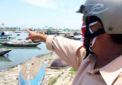 Tho Quang Dock, a heavily polluted area in Da Nang City (Photo: SGGP)